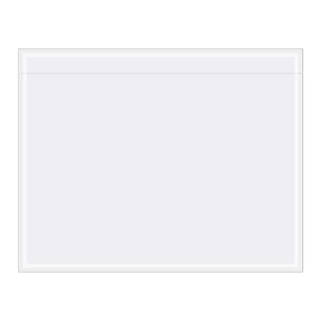 The Packaging Wholesalers Document Envelopes, 5-1/2"L x 7"W, Clear, 1000/Pack ENVPQ21